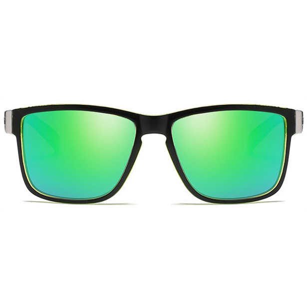 Luxe Wayfarer zonnebril - Groen Gepolariseerd